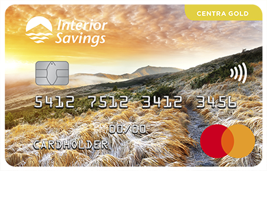 Personal Card - Centra Gold Mastercard<sup>®</sup>