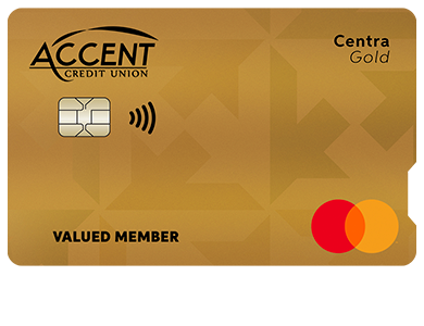 Personal Card - Centra Gold Mastercard<sup>®</sup>