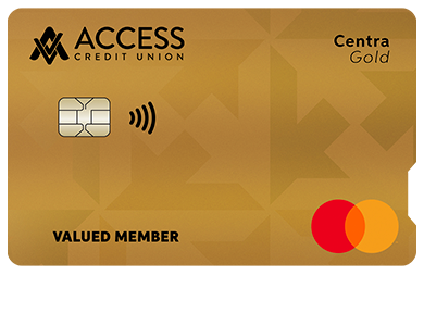 Personal Card - Centra Gold Mastercard<sup>®</sup>
