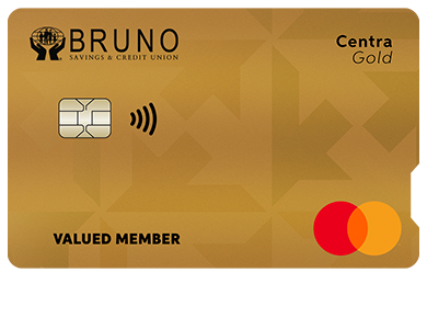 Personal Card - Centra Gold Mastercard<sup>®</sup>