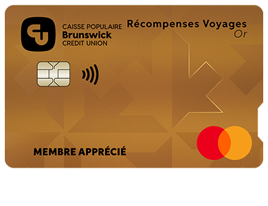 Personal Card - Mastercard<sup>MD </sup>Récompenses voyages Or<br>
<strong>Pour les titulaires de carte existants seulement</strong>