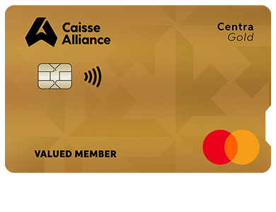 Personal Card - Centra Gold Mastercard<sup>®</sup>