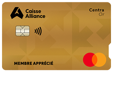 Personal Card - Mastercard<sup>MD&nbsp;</sup>Centra Or