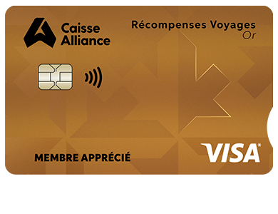 Personal Card - Visa* Récompenses voyages Or<br>
<strong>Pour les titulaires de carte existants seulement</strong>