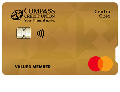 Personal Card - Centra Gold Mastercard<sup>®</sup>