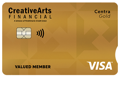 <p>Centra Visa* Gold Card</p>
