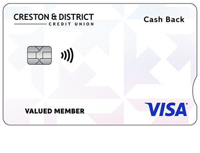 Personal Card - Cash Back&nbsp;Visa<sup><span style="line-height: 11.25px; font-size: 11.25px;">*</span></sup> Card