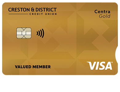 <p>Centra Visa* Gold Card</p>
