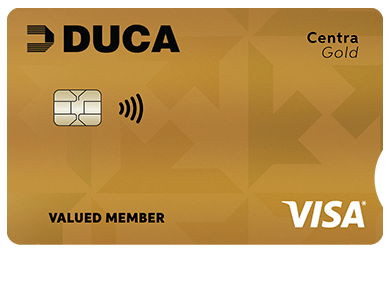 Personal Card - <p>Centra Visa* Gold Card</p>
