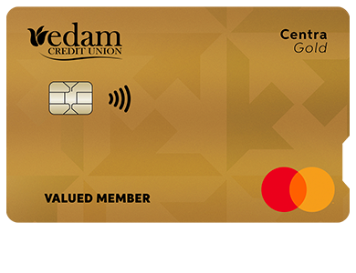 Personal Card - Centra Gold Mastercard<sup>®</sup>