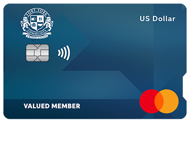 Personal Card - US Dollar Mastercard<sup><font size="2">®</font></sup>