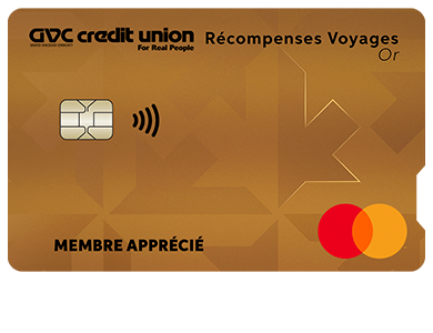 Personal Card - Mastercard<sup>MD </sup>Récompenses voyages Or<br>
<strong>Pour les titulaires de carte existants seulement</strong>