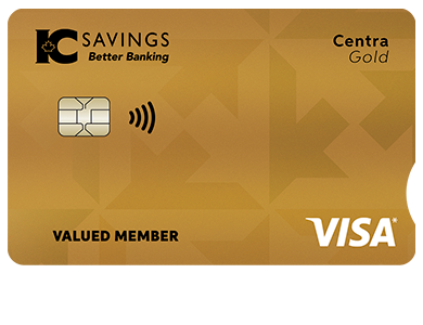 Personal Card - Centra Visa* Gold Card
