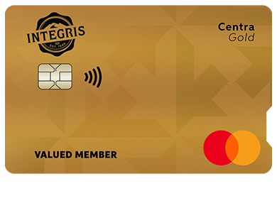 Personal Card - Centra Gold Mastercard<sup>®</sup>