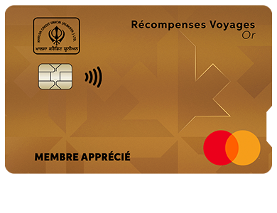 Personal Card - Mastercard<sup>MD </sup>Récompenses voyages Or<br>
<strong>Pour les titulaires de carte existants seulement</strong>