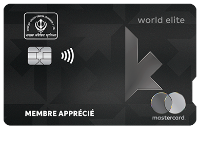 Personal Card - Carte Mastercard Remises World Elite<sup>MD</sup>