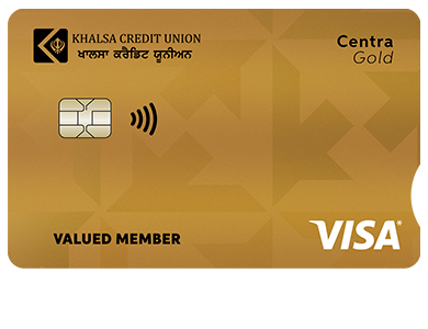 Personal Card - <p>Centra Visa* Gold Card</p>
