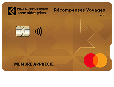Personal Card - Mastercard<sup>MD </sup>Récompenses voyages Or<br>
<strong>Pour les titulaires de carte existants seulement</strong>