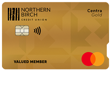 Personal Card - Centra Gold Mastercard<sup>®</sup>