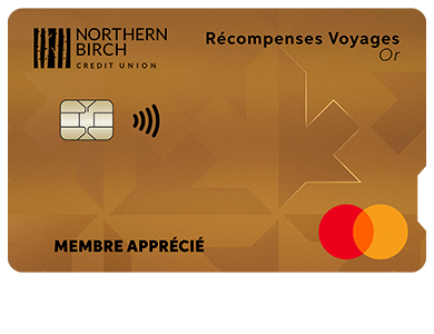 Personal Card - Mastercard<sup>MD </sup>Récompenses voyages Or<br>
<strong>Pour les titulaires de carte existants seulement</strong>