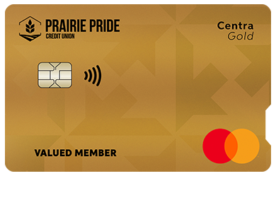 Personal Card - Centra Gold Mastercard<sup>®</sup>