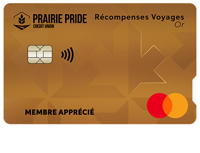Personal Card - Mastercard<sup>MD </sup>Récompenses voyages Or<br>
<strong>Pour les titulaires de carte existants seulement</strong>