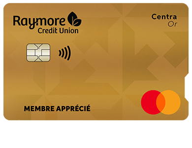 Personal Card - Mastercard<sup>MD&nbsp;</sup>Centra Or
