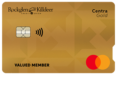Personal Card - Centra Gold Mastercard<sup>®</sup>