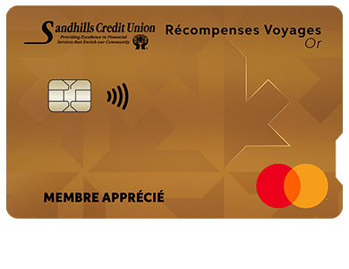 Personal Card - Mastercard<sup>MD </sup>Récompenses voyages Or<br>
<strong>Pour les titulaires de carte existants seulement</strong>