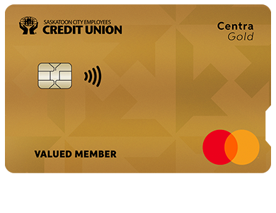 Personal Card - Centra Gold Mastercard<sup>®</sup>