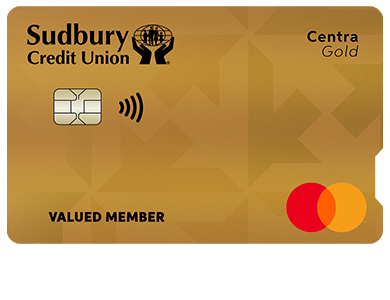 Personal Card - Centra Gold Mastercard<sup>®</sup>