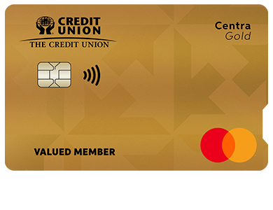 Personal Card - Centra Gold Mastercard<sup>®</sup>