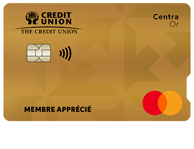 Personal Card - Mastercard<sup>MD&nbsp;</sup>Centra Or