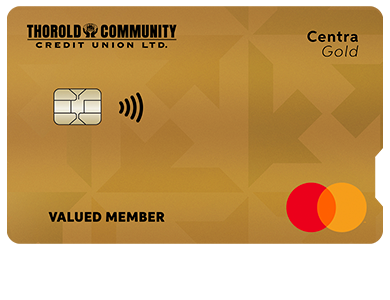 Personal Card - Centra Gold Mastercard<sup>®</sup>