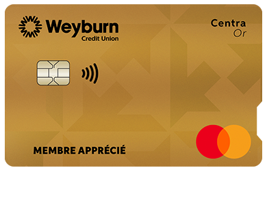 Personal Card - Mastercard<sup>MD&nbsp;</sup>Centra Or