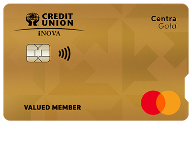 Personal Card - Centra Gold Mastercard<sup>®</sup>