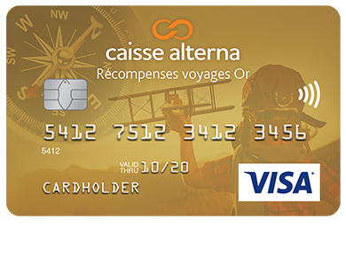 Alterna Visa Travel Rewards Gold Card