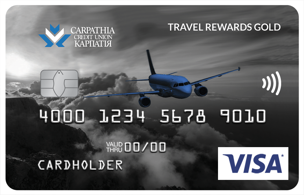 Personal Card - Travel Rewards&nbsp;Visa<sup><font size="2">*</font></sup> Gold Card