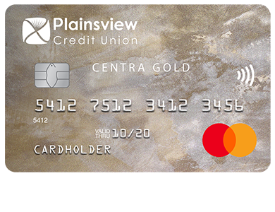 Personal Card - Centra Gold Mastercard<sup>®</sup>