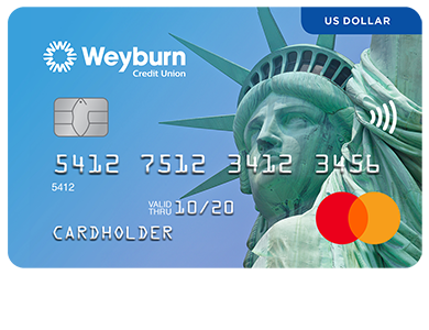 Personal Card - US Dollar Mastercard<sup><font size="2">®</font></sup>