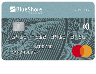 Personal Card - US Dollar Mastercard<sup><font size="2">®</font></sup>