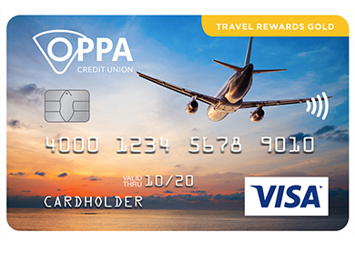 Personal Card - Travel Rewards&nbsp;Visa<sup><font size="2">*</font></sup> Gold Card
