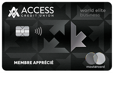 Business Card - World Elite<sup>MD</sup>&nbsp;Mastercard pour entreprise