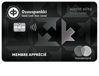 Business Card - World Elite<sup>MD</sup>&nbsp;Mastercard pour entreprise