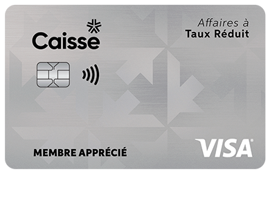 Business Card - Visa* Affaires à taux réduit