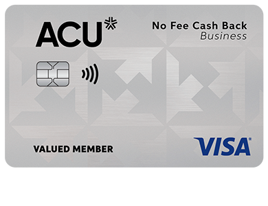 Business Card - No Fee Cash Back&nbsp;Visa* Business Card