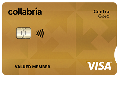 <p>Centra Visa* Gold Card</p>
