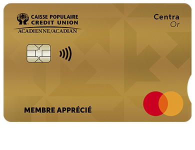Personal Card - Mastercard<sup>MD&nbsp;</sup>Centra Or