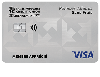 Business Card - Visa* Remises Affaires sans frais