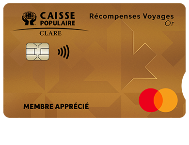 Personal Card - Mastercard<sup>MD </sup>Récompenses voyages Or<br>
<strong>Pour les titulaires de carte existants seulement</strong>



